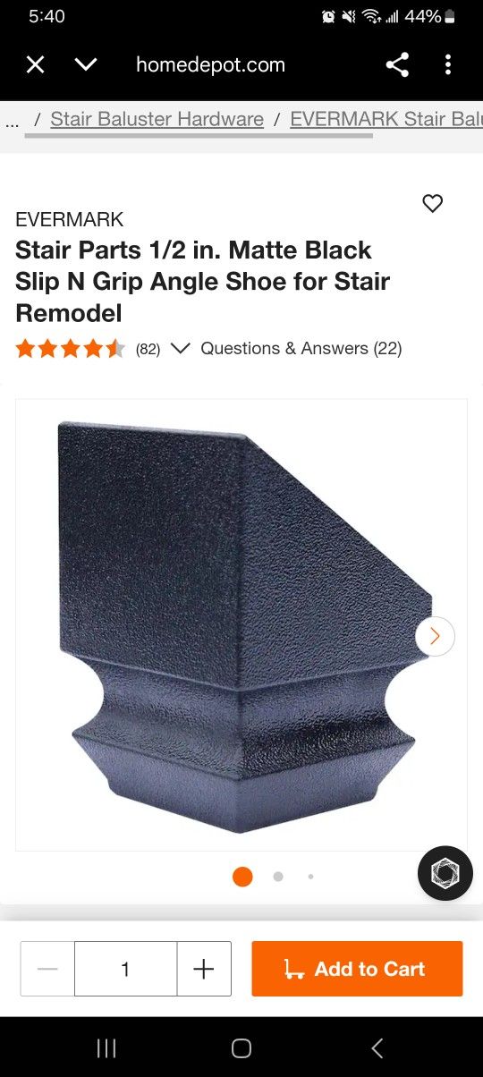 Staircase Baluster Slant Shoes