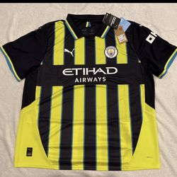 24/25 Puma Men’s Manchester City Away 2XL Soccer Jersey NWT