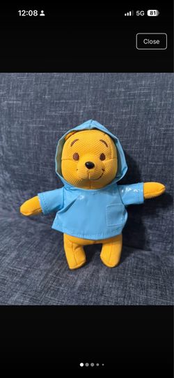 Winnie the Pooh raincoat plush