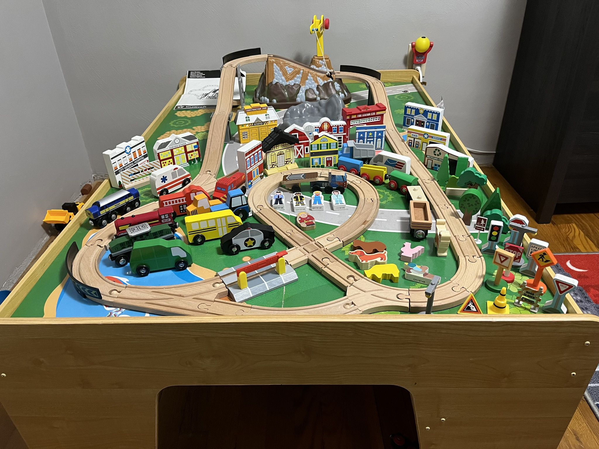  TRAIN TABLE for kids - Comes With Everything!!!