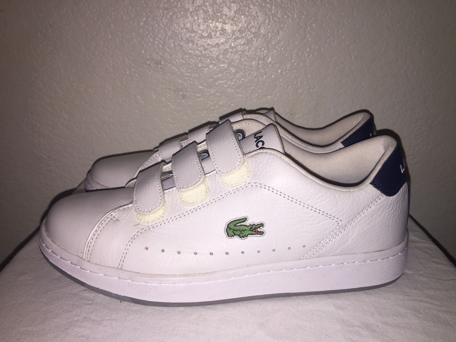 Lacoste velcro cheap sneakers
