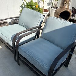 Set of 2  Patio chairs, $80 obo