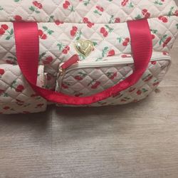 Betsy Johnson Gym Bag With Cherry BrandNew
