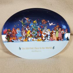 The Merriest Place On Earth Disney Collector Plate