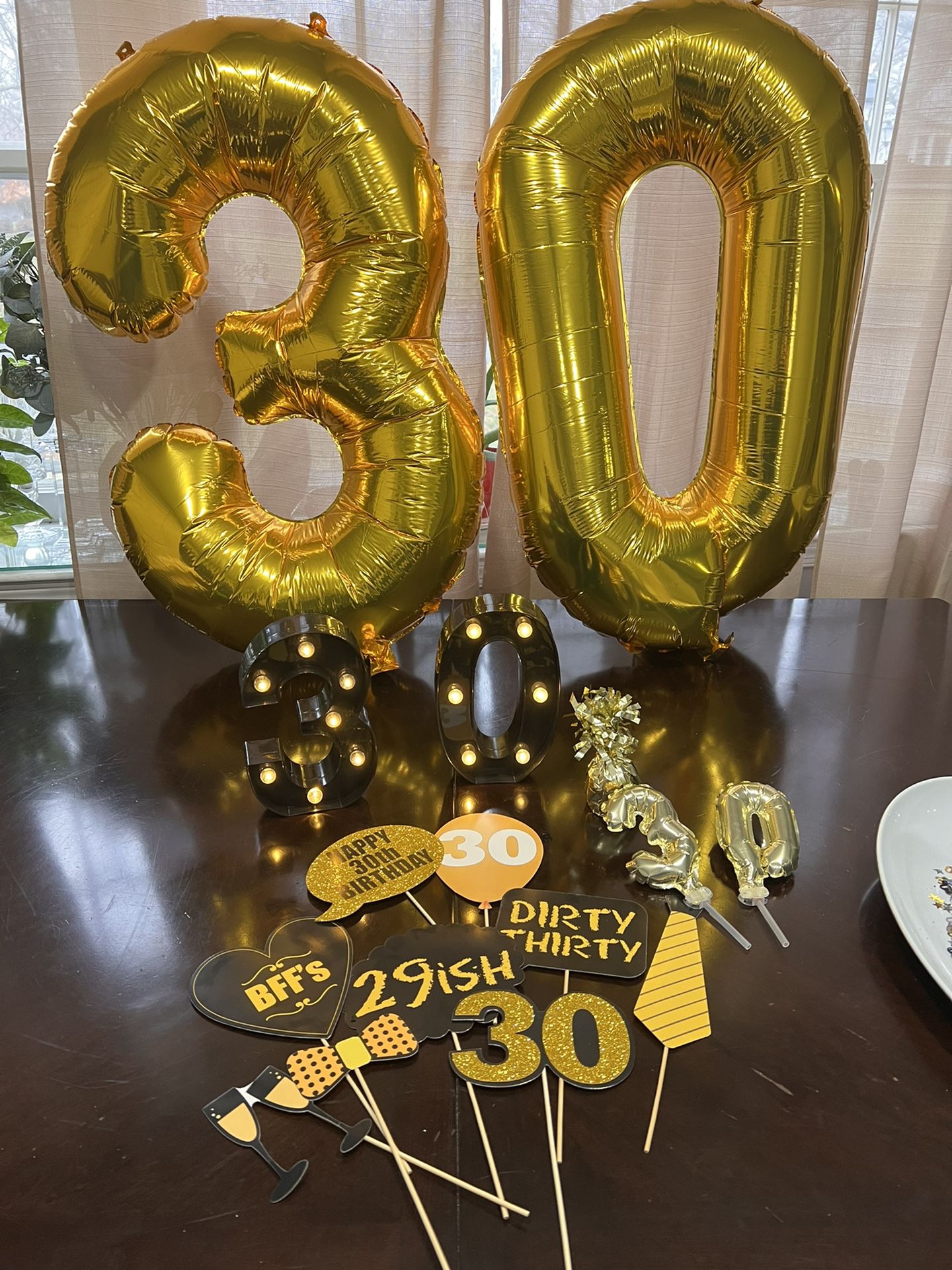 30th birthday decorations