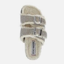 Steve Madden Cozy Sandals Size 13 New