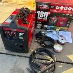 Weld-Pak 180 Amp MIG Flux-Core Wire Feed Welder, 230V, Aluminum Welder with Spool Gun sold separately