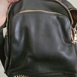 Black Backpack Purse $10