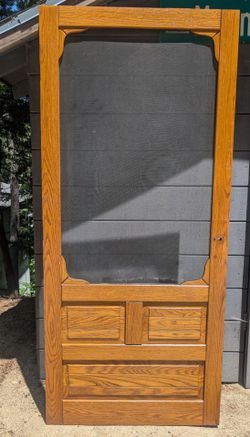 Wood Screen Door