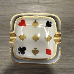 Cards Casino Stacking Tray  Set Aces Spades Hearts Diamonds