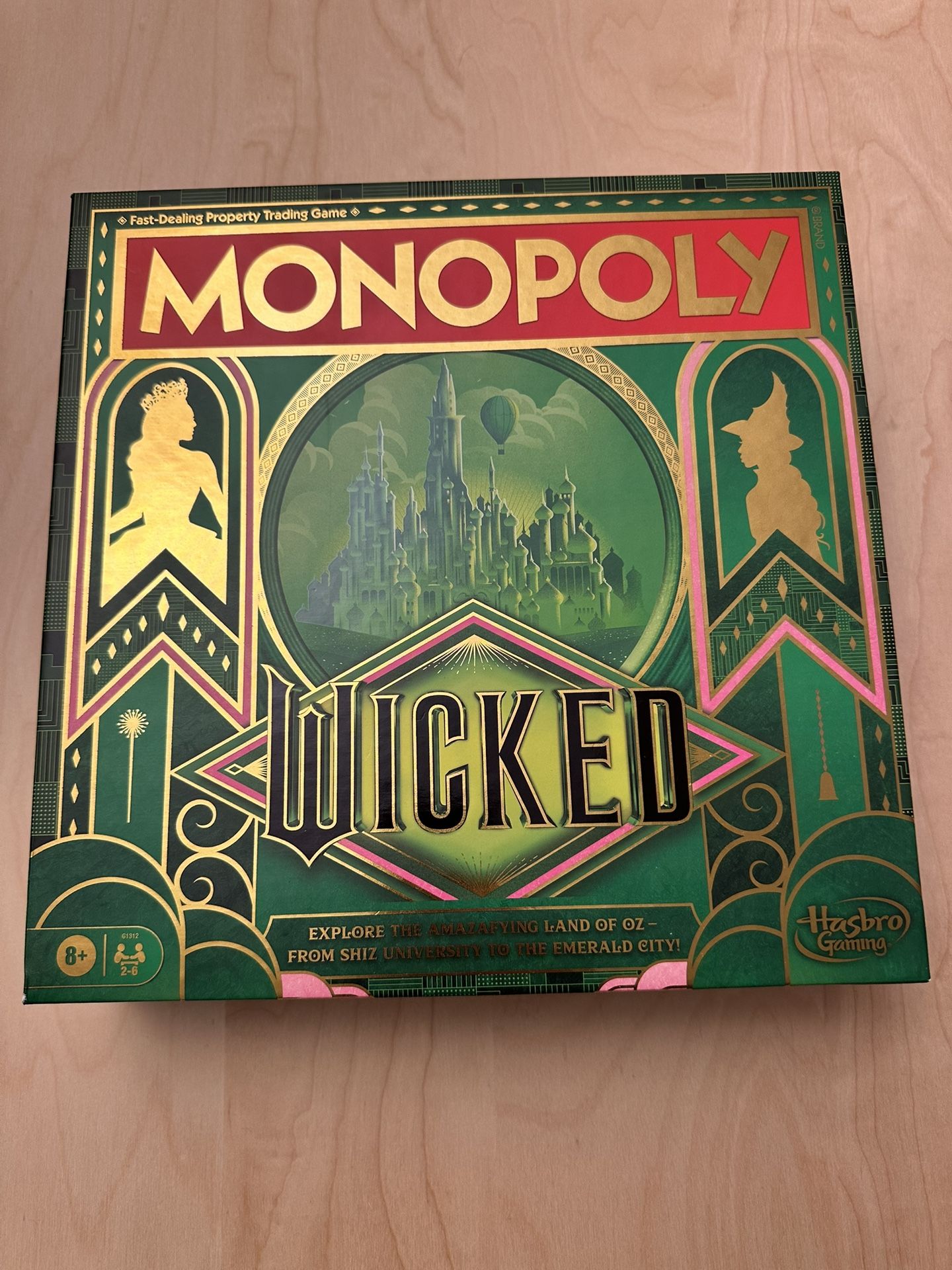 Monopoly - Wicked - Gently Used. All Pieces Included