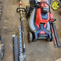 Milwaukee

M18 FUEL Brushless Cordless 21 in. Walk Behind Dual Battery Self-Propelled Mower w/(2) 3,0 AH Battery and

