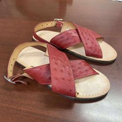 Huaraches de piel exotica original