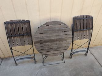 Folding Patio Table Set Good Quality