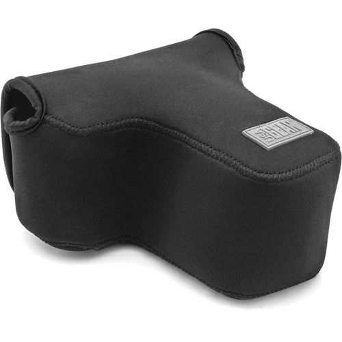 Wrap around camera and lens protector case