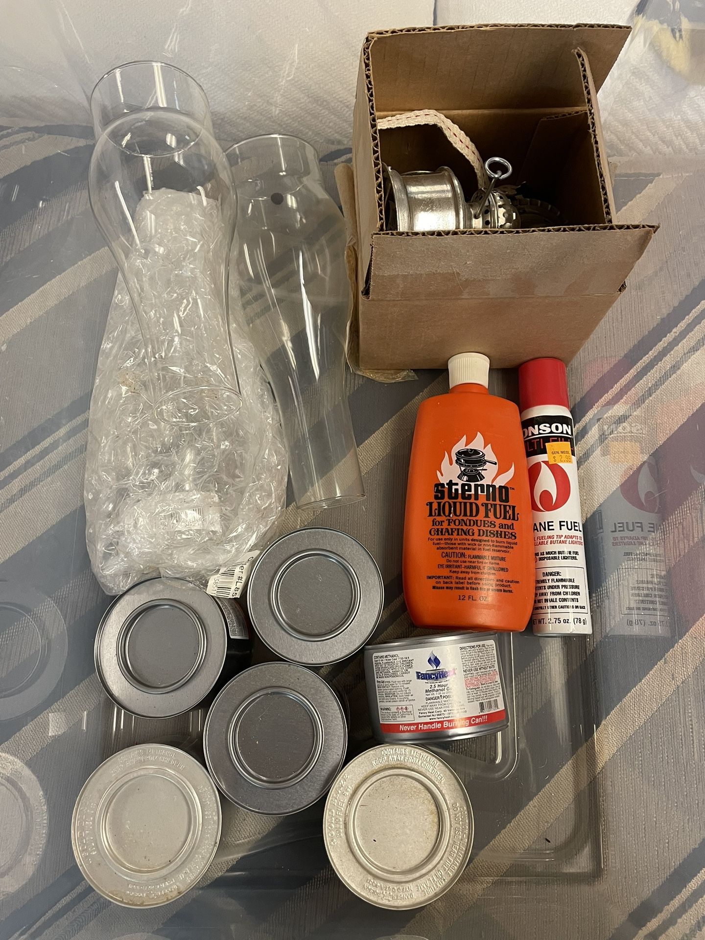 Lamp And Fuel And Food Heating Flame Gel