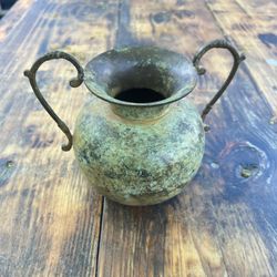 Decorative bronze jug 