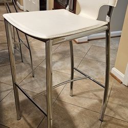 White Modern Bar Stools 