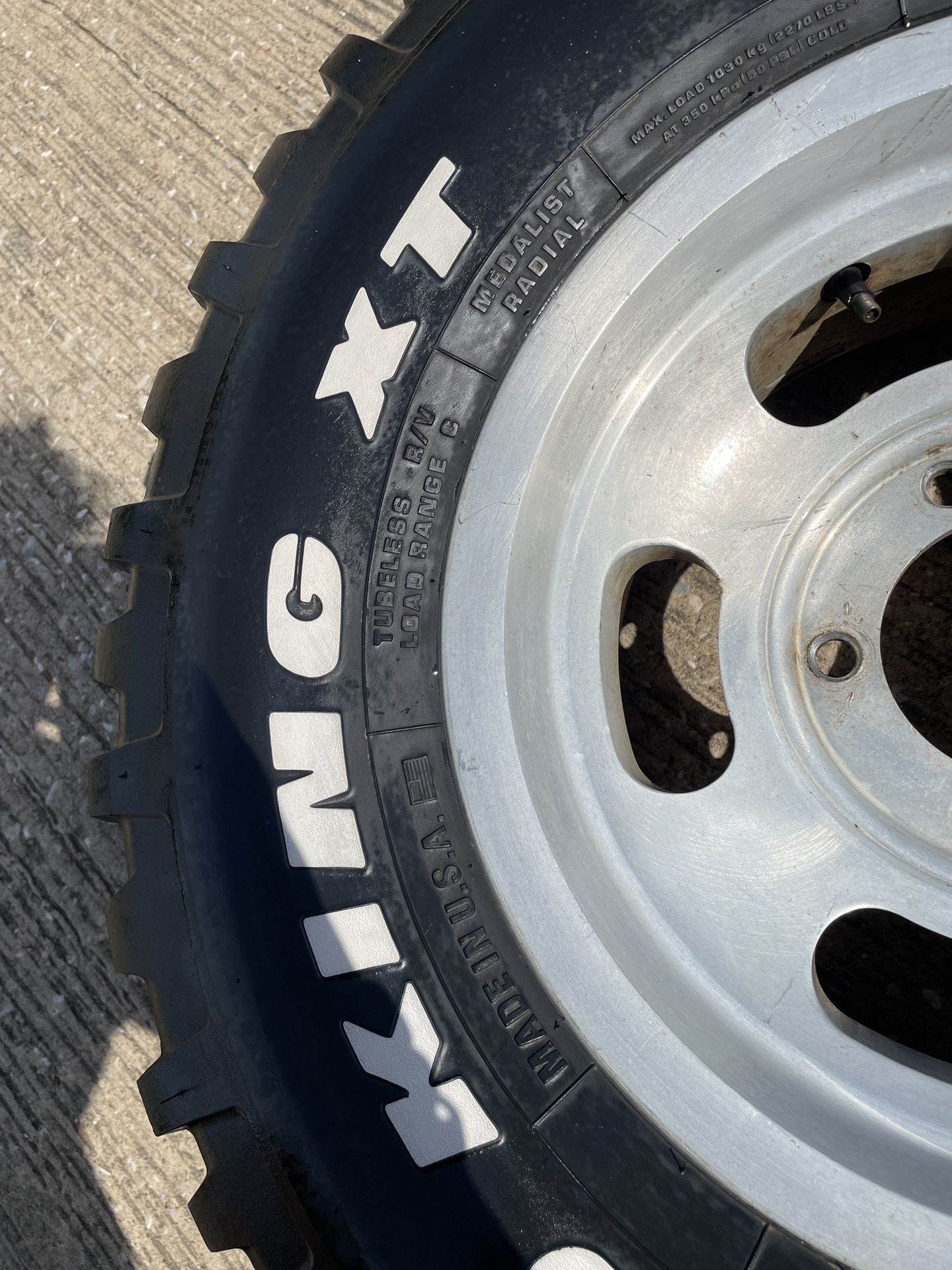 Mud King Xt Steel Radial Wheels And Tires 31X10.50R15 LT for Sale in