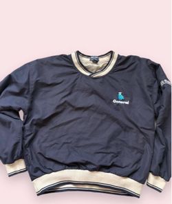 Vintage General Embroidered Pullover Windbreaker