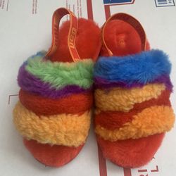UGG Fluff Yeah Slide Girls' Toddler Size 12