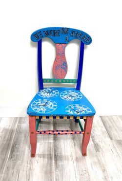 Friends TV Show Hand Painted Wood 🪑 See Pictures 🪑 Please Read Description