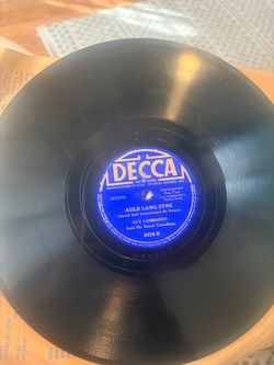 10-inch shellac 78 RPM record released by Decca Records (Catalog No. 2478 B), featuring Guy Lombardo and His Royal Canadians playing their signature t