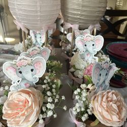 Center Piece For Baby Shower