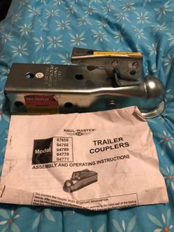 Trailer ball coupler.
