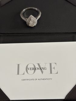 Pear-Shaped Diamond Engagement Ring