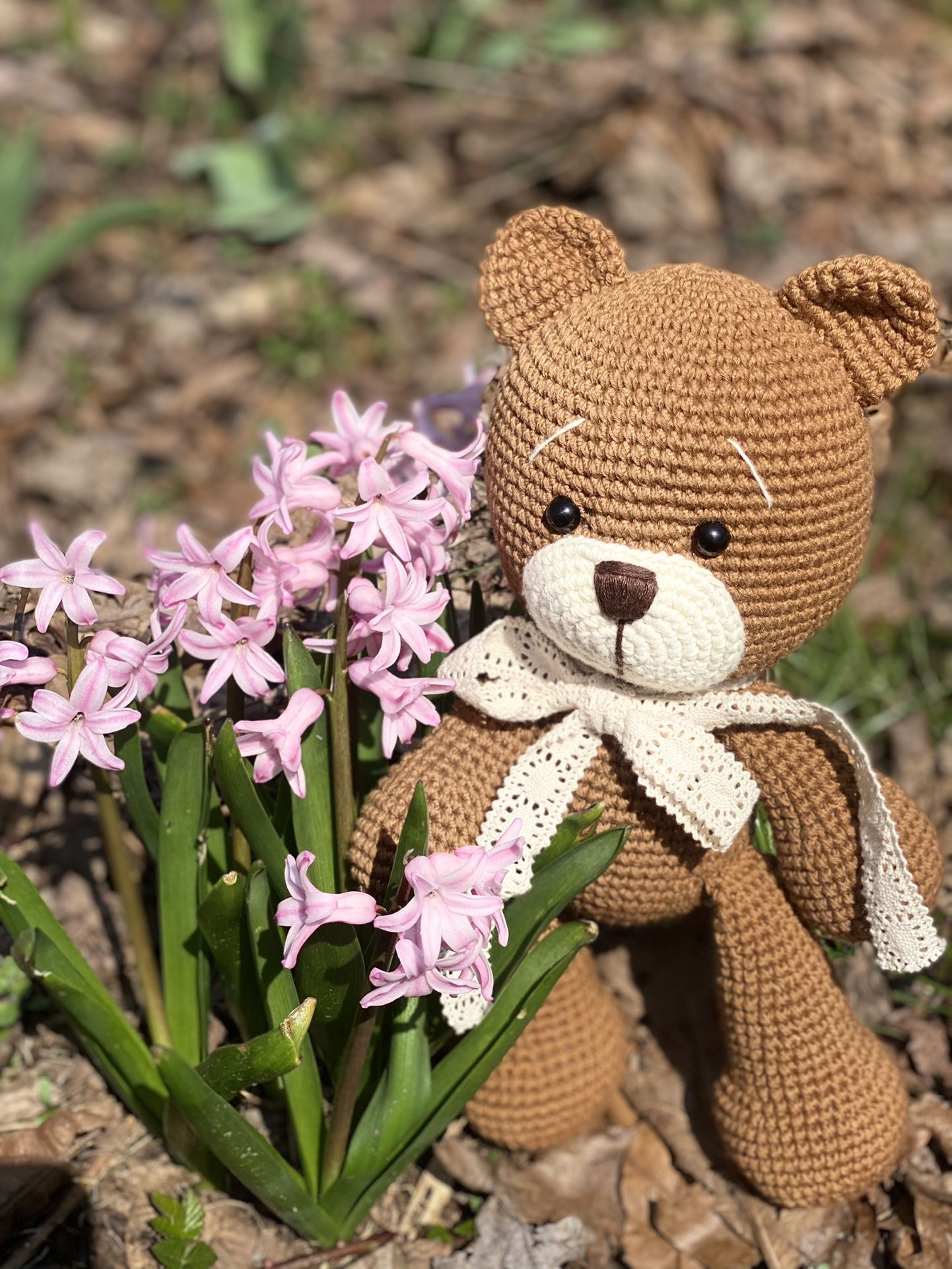 Crochet Teddy Bear Toy Handmade