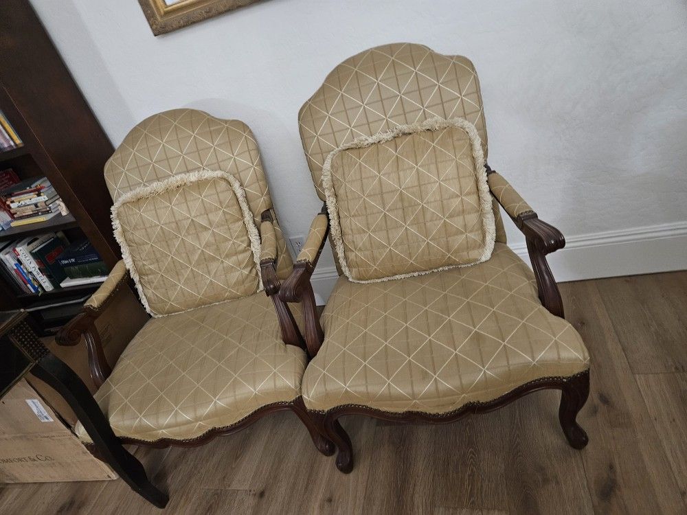 2 Wingback Chairs