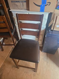 large dining room table counterheight with 6 chairs