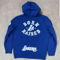Born X Raised Lakers Hoodie Sweatshirt Sweater Size L