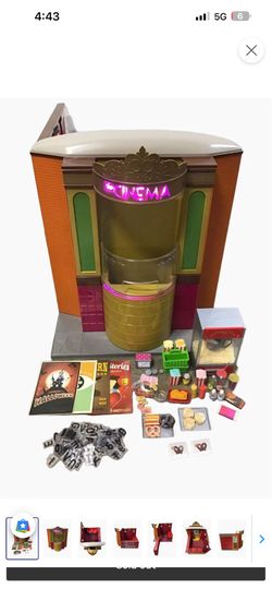 Our Generation Movie Theatre Fits 18inch  American Girl Dolls