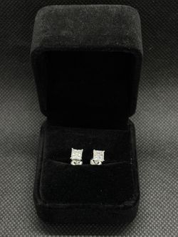 Moissanite Diamond Stud Earrings 💎 925 Silver (GRA Certified)