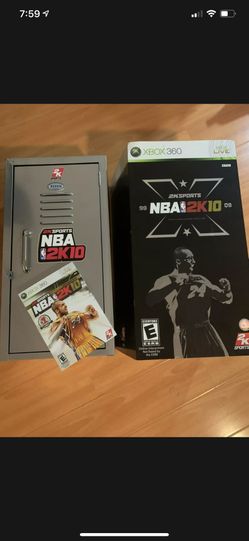 NBA 2K10 LOCKER XBOX 360 10th ANNIVERSARY COLLECTORS EDITION KOBE BRYANT