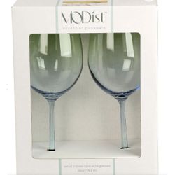 2 Wine Glasses 3 Tone