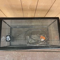 Fish Tank With Top Screen Cover