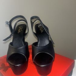 Black Pleasure Heels