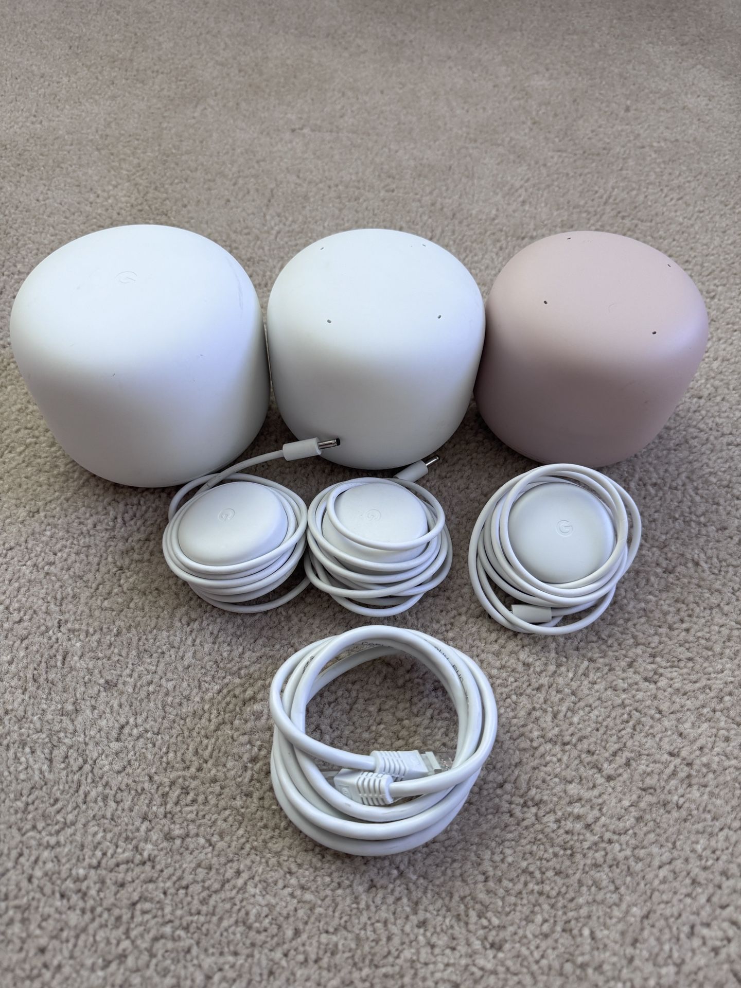 Google Nest Wifi Router H2D H2E Point 3 Pack