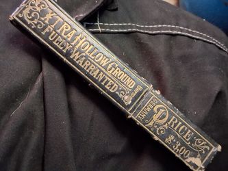 1(contact info removed) old vintage straight razor from germany