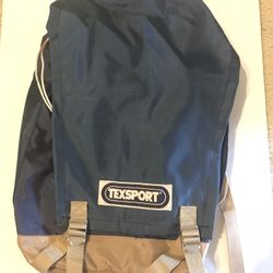 Vintage excellent condition TEXSPORT casual backpack 17X11 inch