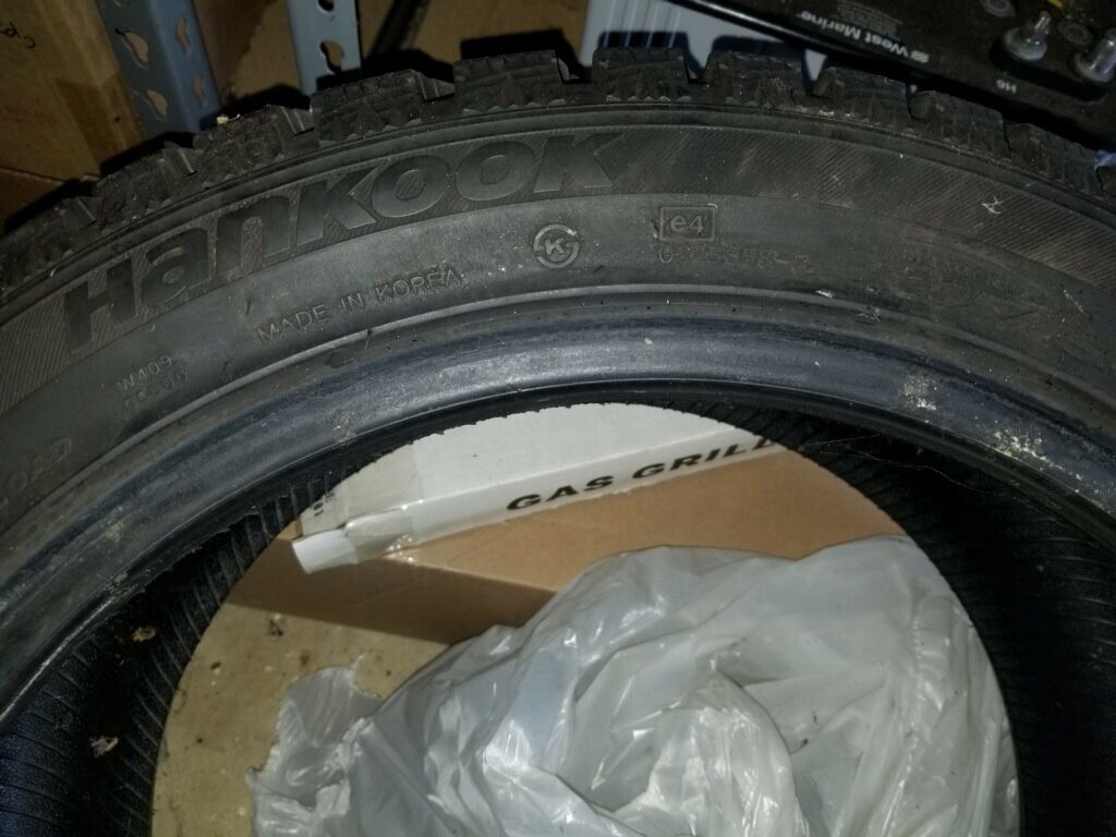 Snow tires off BMW - 540