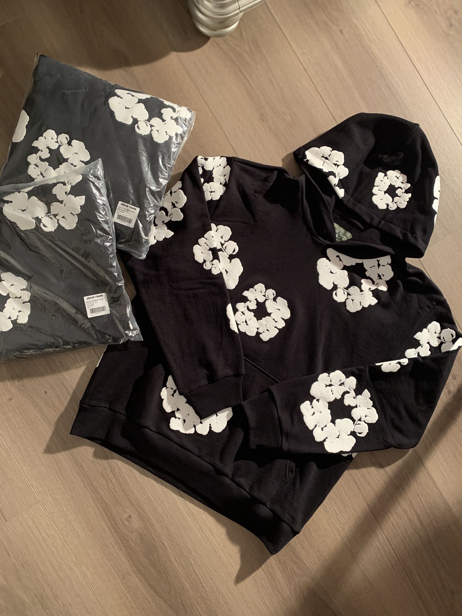 Black Denim Tears Hoodie