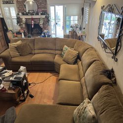 Free Brown Sectional Couch