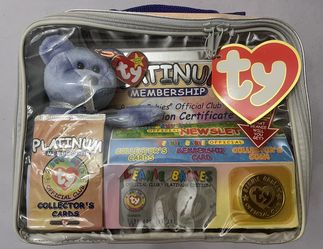 1999 TY Beanie Babies Platinum Edition Club Membership Kit