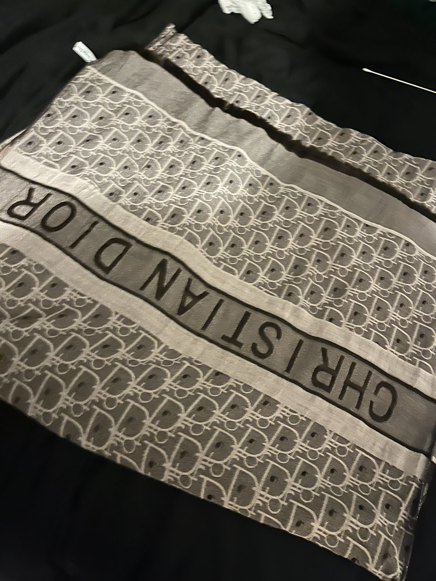 Christian Dior Oblique shawl 