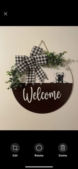 Dog Door Hanger Decor