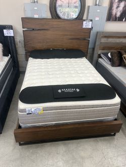 Queen Bed Mattress Set Included